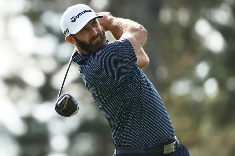 Dustin Johnson at The Masters